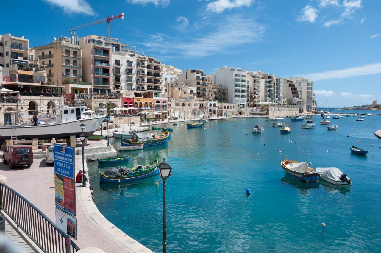 Modern Apartment Steps From Balluta Bay Sliema Exterior foto